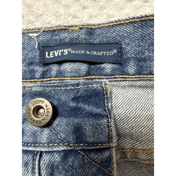 Vintage Levis Jeans Womens 27 High Waist Blue Denim Cropped Jane Button Fly - Picture 6 of 16